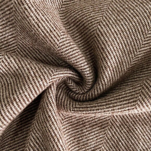 Coffee Brown Casual Women's Slim Fit Long Suit Pants - Picture 7 of 7